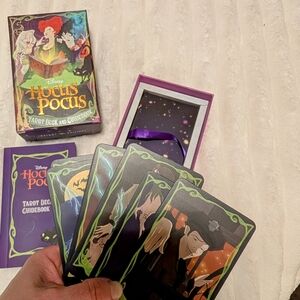 Disney Hocus Pocus Tarot Deck with Purple and Black Accents